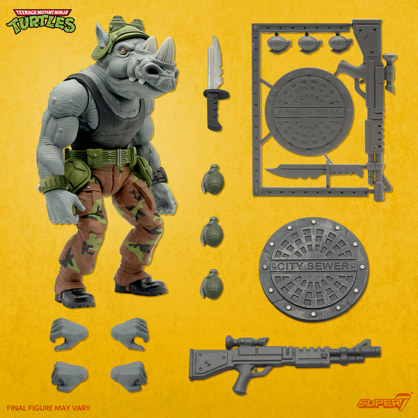 Super7 TMNT Rocksteady Ultimates 7 inch Wave 3 UNOPENED