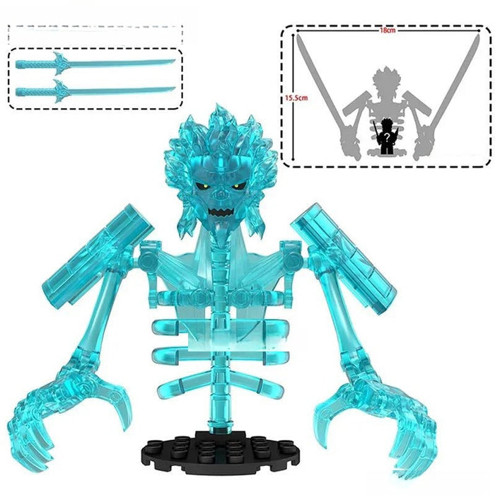 Susanoo Hagoromo Ōtsutsuki LARGE (Naruto) - Custom Building Blocks Mini Figures Compatible with Brick Building System