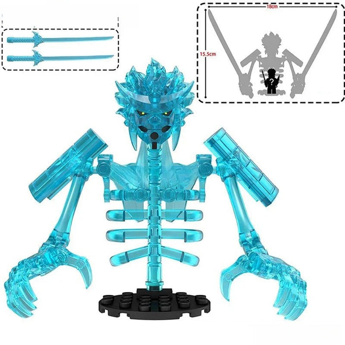 Susanoo Kakashi Hatake LARGE (Naruto) - Custom Building Blocks Mini Figures Compatible with Brick Building System