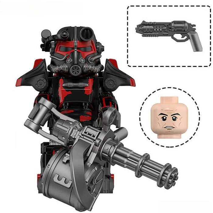 T-45 Power Armor 5-4 (Fallout) - Custom Building Blocks Mini Figures Compatible with Brick Building System