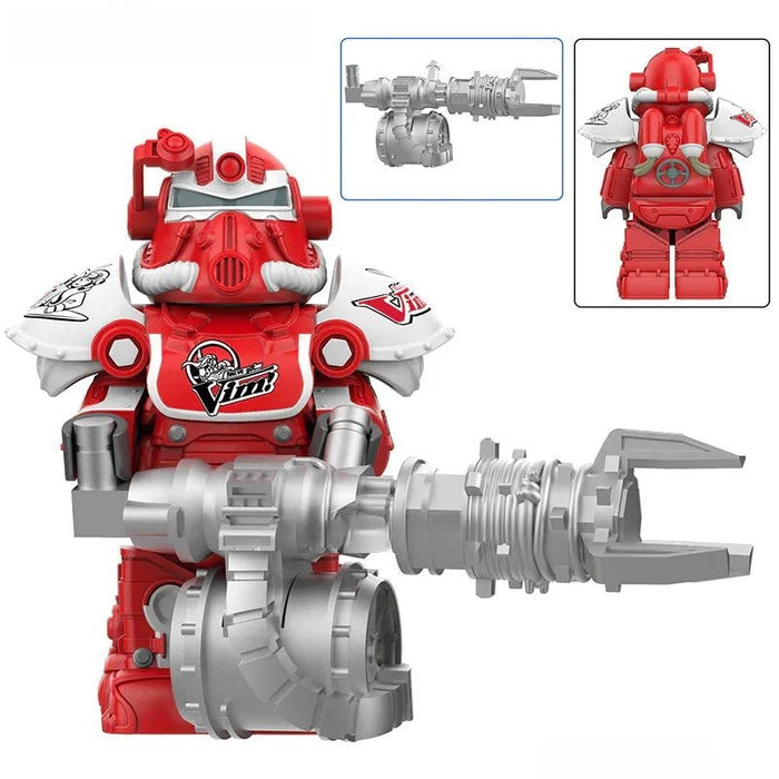 T-51 Power Armor 4-2 (Fallout) - Custom Building Blocks Mini Figures Compatible with Brick Building System