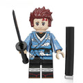 Tanjiro Kamado #4 (Demon Slayer) - Custom Building Blocks Mini Figures Compatible with Brick Building System