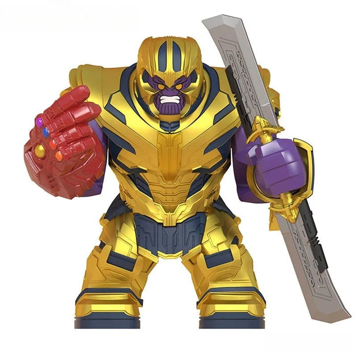 Thanos Large Size (Marvel Avengers) - Custom Building Blocks Mini Figures Compatible with Brick Building System