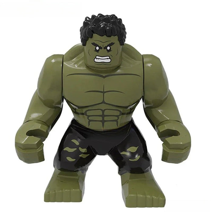 The Hulk (Large Size) Black Pants (Marvel) - Custom Building Blocks Mini Figures Compatible with Brick Building System