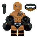 The Rock Dwayne Johnson (WWE) - Custom Building Blocks Mini Figures Compatible with Brick Building System