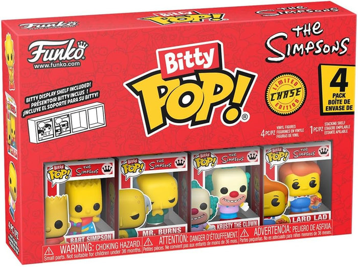The Simpsons Bart Simpson Funko Bitty Pop! Mini-Figure 4-Pack