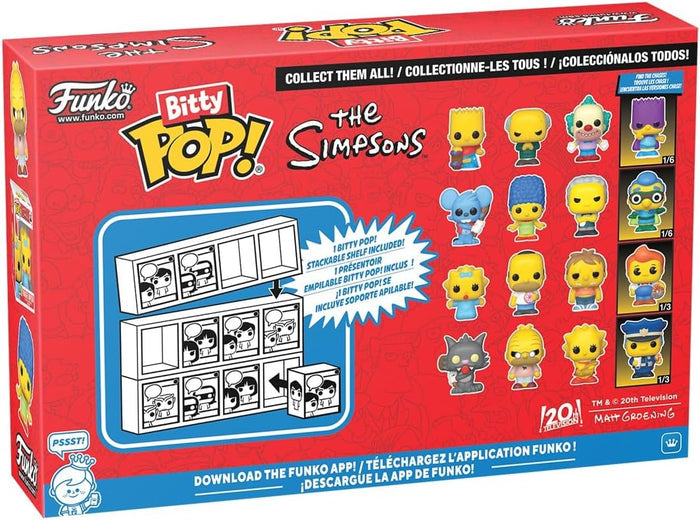 The Simpsons Bart Simpson Funko Bitty Pop! Mini-Figure 4-Pack