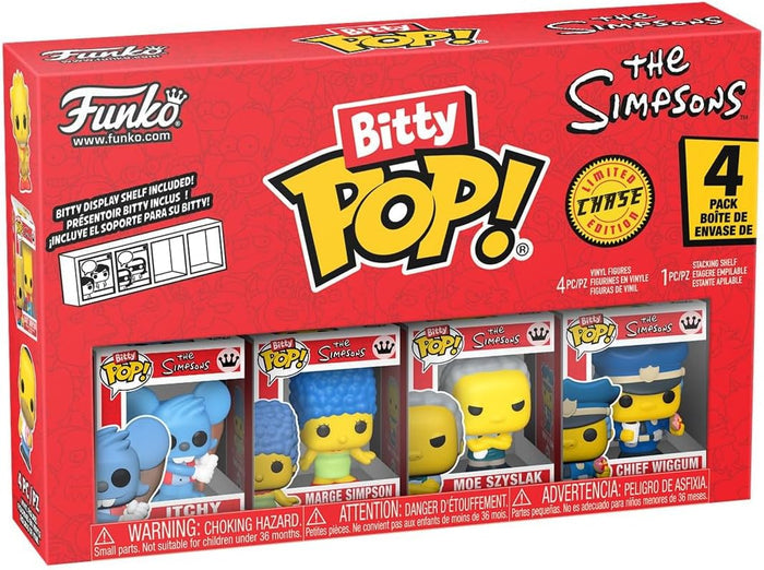 The Simpsons Itchy Funko Bitty Pop! Mini-Figure 4-Pack