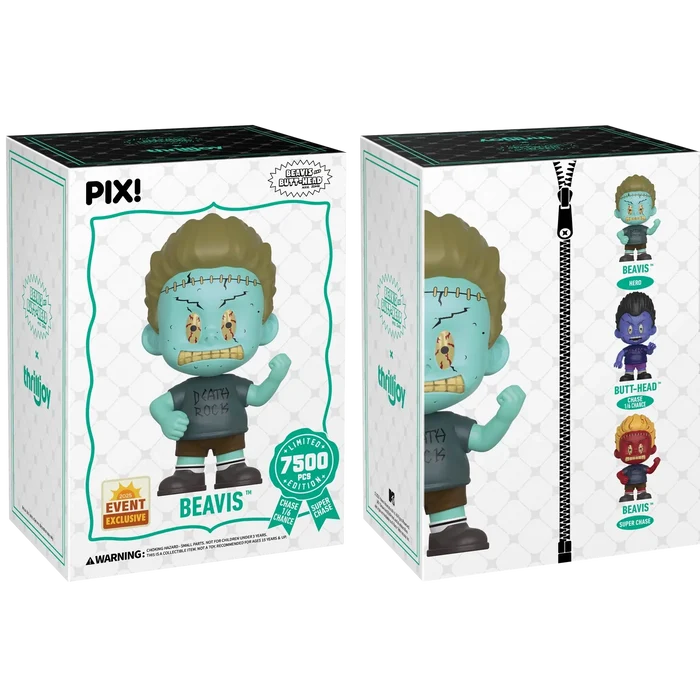 [Thrilljoy] [EXCLUSIVE] MTV's Beavis and Butt-Head - Beavis LE7500 PIX Vinyl Figure (1 in 6 Chance at Chase)
