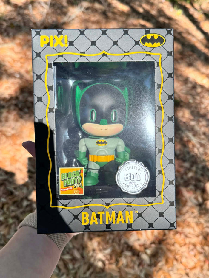 [Thrilljoy] [MEGACON Block Party] DC's Batman (Green Suit) HERO LE800 PIX Vinyl Figure with Protector