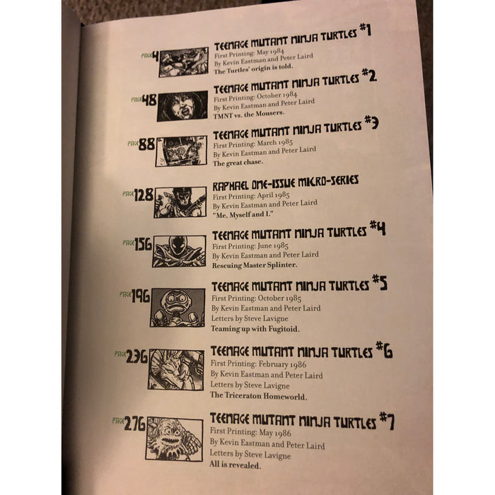 TMNT Compendium Comics 1-7 SIGNED by Kevin Eastman