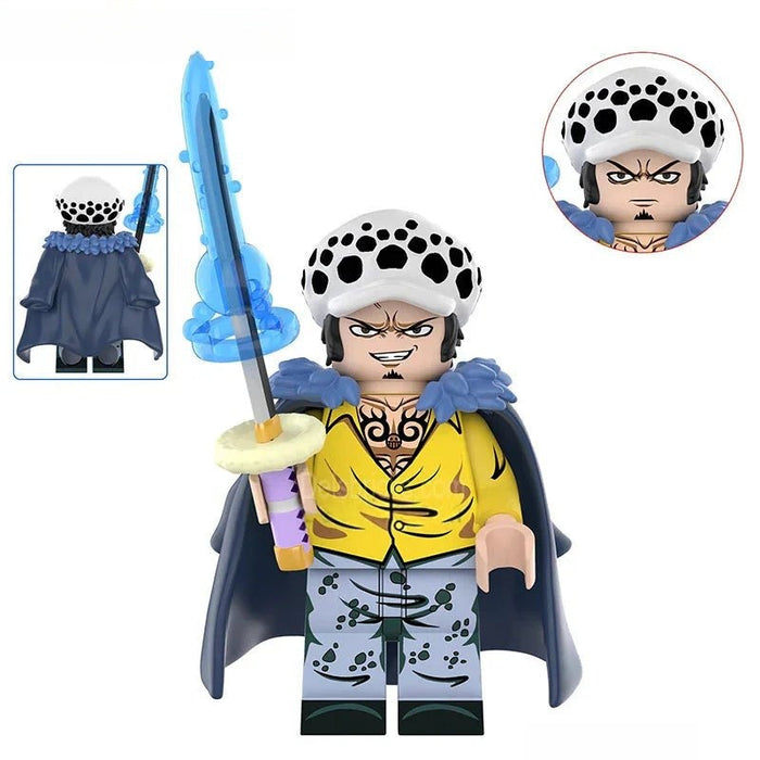 Trafalgar D Law #3 (One Piece) - Custom Building Blocks Mini Figures Compatible with Brick Building System
