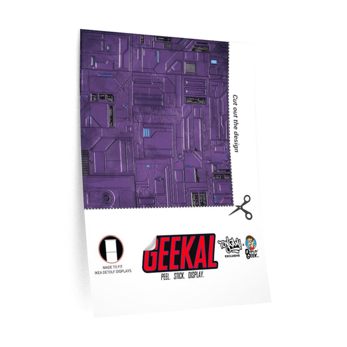 Transformers Decepticon Themed 15 x 15 Background Decals for IKEA Detolf Displays