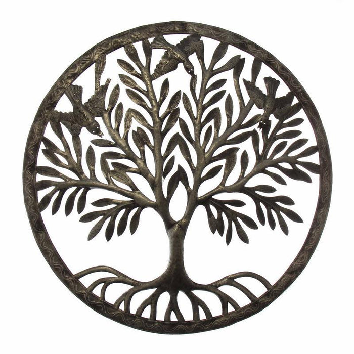 Tree of Life in Ring Wall Art - Croix des Bouquets - TheHomeToGo