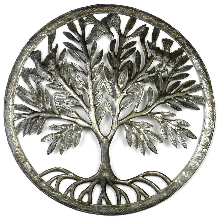 Tree of Life in Ring Wall Art - Croix des Bouquets - TheHomeToGo