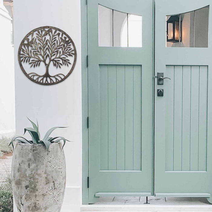 Tree of Life in Ring Wall Art - Croix des Bouquets - TheHomeToGo