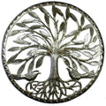 Tree of Life with Two Birds Metal Wall Art - Croix des Bouquets - TheHomeToGo