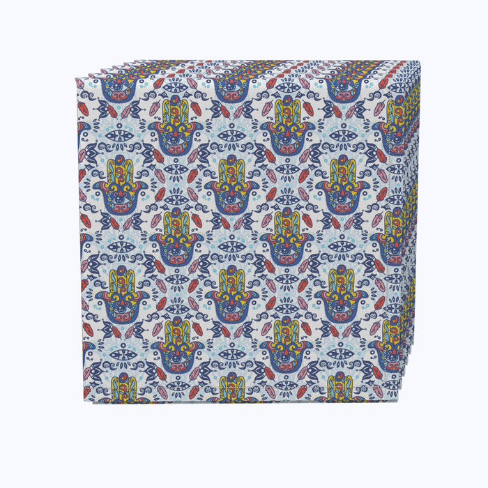 Tribal Hamsa Designs Napkins