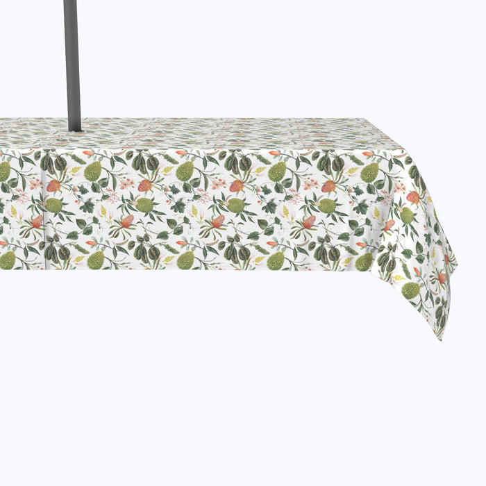 Tropical Flowers & Leaves Outdoor Rectangles