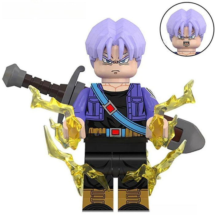 Trunks #5 (Dragon Ball Z) - Custom Building Blocks Mini Figures Compatible with Brick Building System