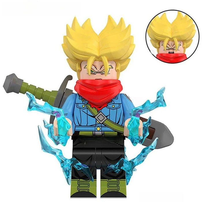 Trunks #6 (Dragon Ball Z) - Custom Building Blocks Mini Figures Compatible with Brick Building System