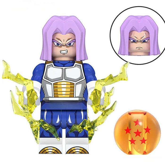 Trunks (Dragon Ball Z Super) - Custom Building Blocks Mini Figures Compatible with Brick Building System