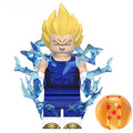 Vegeta Yellow Hair (Dragon Ball Z Super) - Custom Building Blocks Mini Figures Compatible with Brick Building System