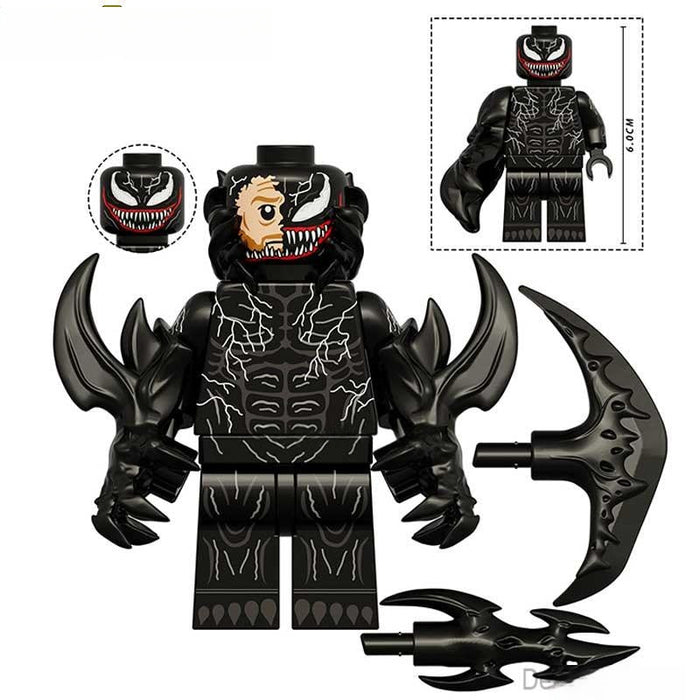 Venom (Marvel Spider-Man) - Custom Building Blocks Mini Figures Compatible with Brick Building System