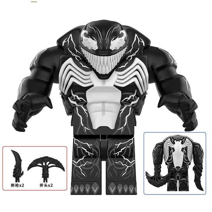Venom (Marvel Spider-Man) - Custom Building Blocks Mini Figures Compatible with Brick Building System