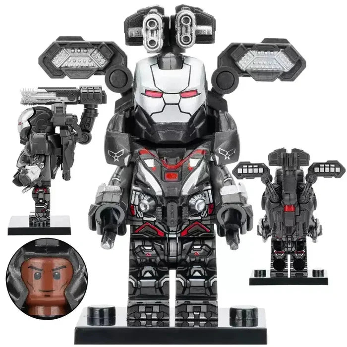 War Machine Mark One (Marvel Avengers) - Custom Building Blocks Mini Figures Compatible with Brick Building System