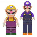 Wario & Waluigi (The Super Mario Bros.) - Custom Building Blocks Mini Figures Compatible with Brick Building System