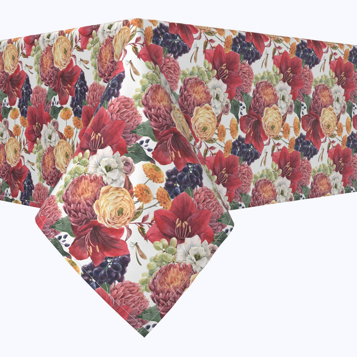 Watercolor Floral & Grapes Rectangles