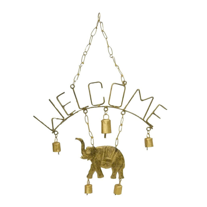 Welcome Elephant Chime with Five Bells - Mira (Bell) - TheHomeToGo