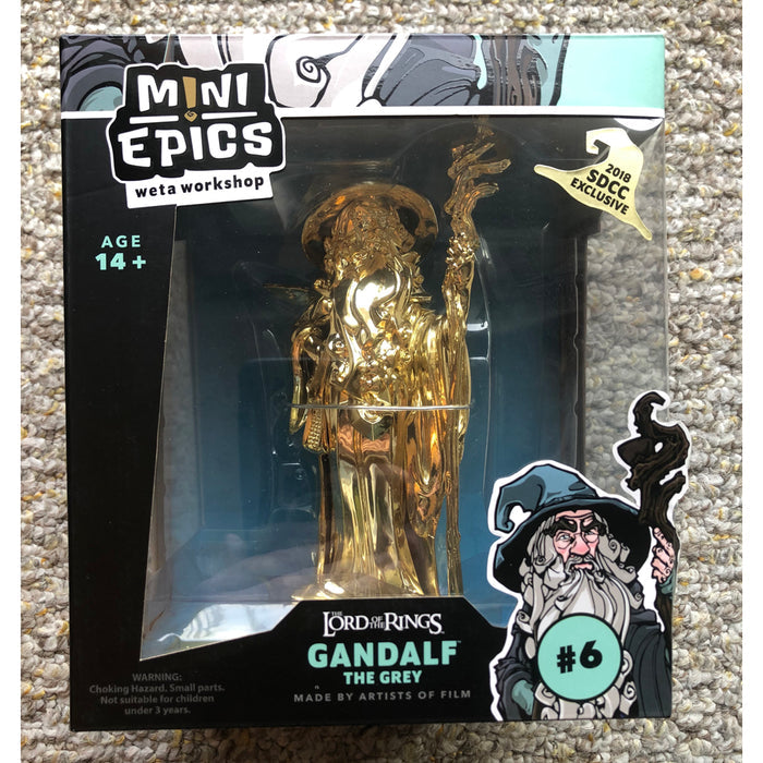 Weta Workshop Gandalf Gold SDCC 2018 Limited Edition Mini Epics