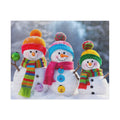 Whimsical Snowman Family Puzzle - 1014 Pieces