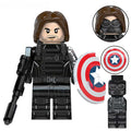 Winter Soldier Bucky Barnes (Marvel Avengers) - Custom Building Blocks Mini Figures Compatible with Brick Building System
