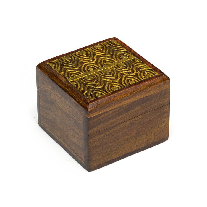 Wood Kashvi Keepsake Box - Temple - Matr Boomie (B) - TheHomeToGo