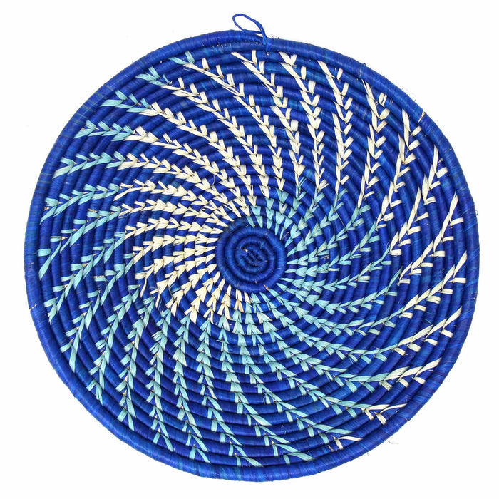 Woven Sisal Fruit Basket, Blues - TheHomeToGo