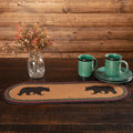 Wyatt Stenciled Bear Jute Runner 8x24 - The Village Country Store
