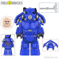 X-01 Power Armor Set 3-1 (Fallout) - Custom Building Blocks Mini Figures Compatible with Brick Building System