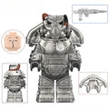X-01 Power Armor Set 3-2 (Fallout) - Custom Building Blocks Mini Figures Compatible with Brick Building System