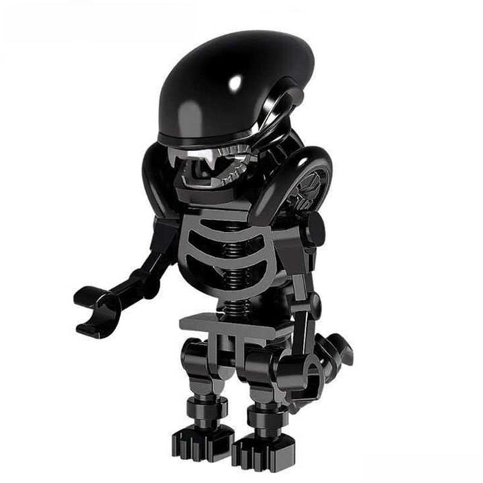 Xenomorph Black #3 (Alien) - Custom Building Blocks Mini Figures Compatible with Brick Building System