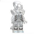 Xenomorph Transparent (Alien) - Custom Building Blocks Mini Figures Compatible with Brick Building System