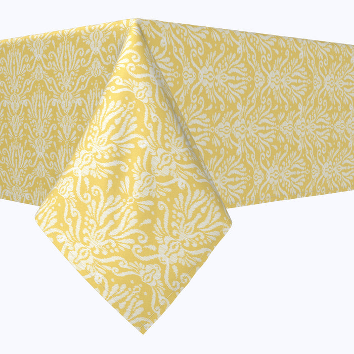 Yellow Keyhole Damask Rectangles